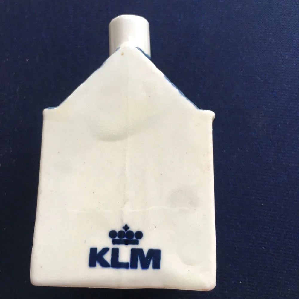 Blue and White Delft Ceramic House-KLM Minis